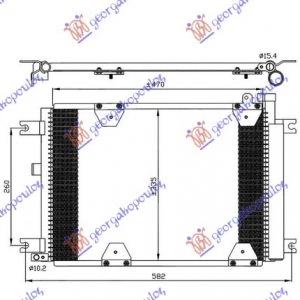 ΨΥΓΕΙΟ A/C 1.6-2.0-2.5cc (47,5x33x1.8)