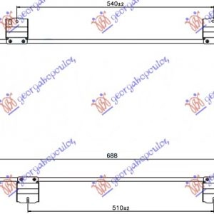 ΨΥΓΕΙΟ A/C 2.2 CDTi (68,5x37x1,6)