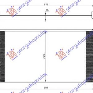 ΨΥΓΕΙΟ A/C 97-99 ΓΙΑ ΟΛΑ (73,5x34,7x16)