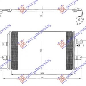 ΨΥΓΕΙΟ A/C 1.6-1.8-2.0ΒΕΝ-1.9TDI (54x36)