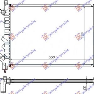 ΨΥΓΕΙΟ 1,8-2,0-A/C (56x41,4) ΠΑΡ. ΟΔ.