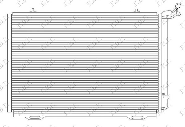 ΨΥΓΕΙΟ A/C 2.0-2.3-3.2 ΒΕΝΖ(55,2x40,6x25