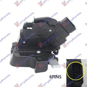 ΚΛΕΙΔΑΡΙΑ ΠΟΡΤΑΣ ΠΙΣΩ ΗΛΕΚΤ/ΚΗ ΛΕΥΚΟ (6pin)