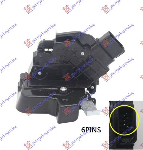 ΚΛΕΙΔΑΡΙΑ ΠΟΡΤΑΣ ΠΙΣΩ ΗΛΕΚΤ/ΚΗ ΛΕΥΚΟ (6pin)