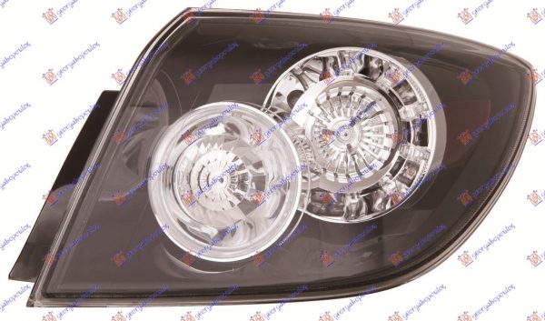 ΦΑΝΟΣ ΠΙΣΩ ΕΞΩ 5Π ΑΣΠΡΟ LED (Ε)