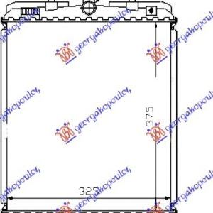 ΨΥΓΕΙΟ ΝΕΡΟΥ 1.0cc +/-A/C (37.4x32.6) (BEHR ALTERNATIVE)