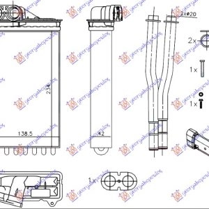 ΨΥΓΕΙΟ ΚΑΛΟΡΦΕΡ +AC (M) (235x140x42)