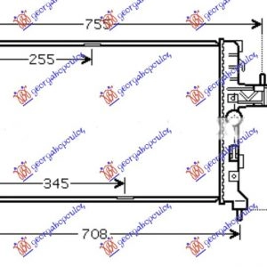 ΨΥΓΕΙΟ ΝΕΡΟΥ 1.3CDTi/1.7DTi ΠΕΤΡΕΛΑΙΟ (60x35)