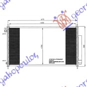 ΨΥΓΕΙΟ A/C 2,0-2,4 ΒΕΝΖ (65,3x35,6x1,6)
