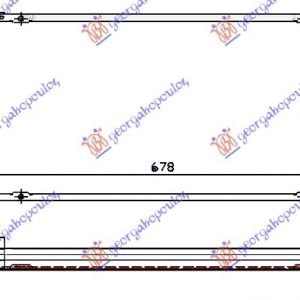 ΨΥΓΕΙΟ ΒΕΝΖ-ΠΕΤΡ +/- A/C (675x320x34) (Σ/Ο) ΚΑΤΩ ΠΑΡ. ΛΟΞΗ (VALEO)