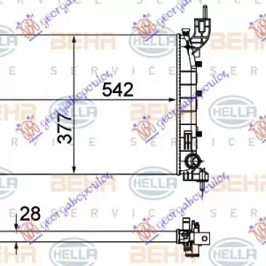 ΨΥΓΕΙΟ 1,4 i-8V +/-AC (54x37,5x28) (BEHR ALTERNATIVE)