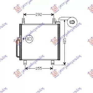 ΨΥΓΕΙΟ A/C 1.1i16V (33,5x31x1.7)