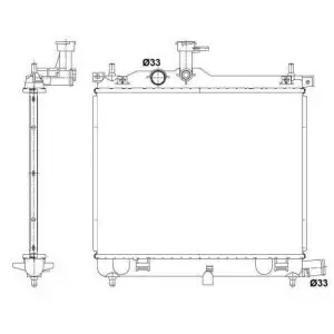 ΨΥΓΕΙΟ ΝΕΡΟΥ 1,2i-16V (44.5x35)ΜΗΧ