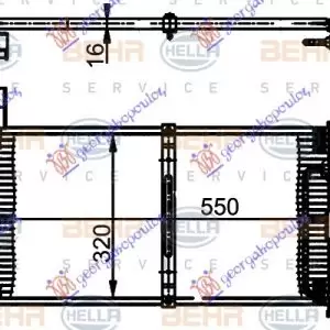 ΨΥΓΕΙΟ A/C 1.3-1.6-1.8 (55x32x2.0)