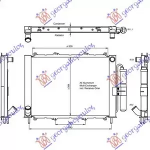 ΨΥΓΕΙΟ ΝΕΡΟΥ & Α/C (ΕΝΣΩΜ)(51x38x3,8)
