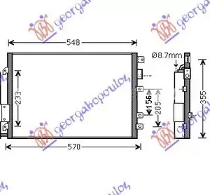 ΨΥΓΕΙΟ A/C 1.4 cc8V 1.6cc16V 5D (51x38)