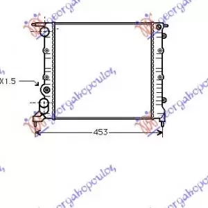 ΨΥΓΕΙΟ ΝΕΡΟΥ 1.2i 8V -AC (35x37.8x2.6)