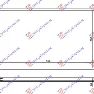 ΨΥΓΕΙΟ ΝΕΡΟΥ 2.0 D4DF-2.2 D4d (66,5x37,5
