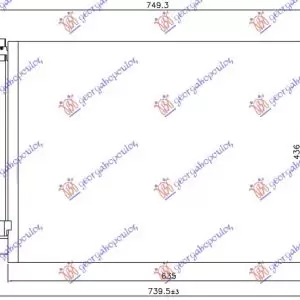 ΨΥΓΕΙΟ A/C ΒΕΝΖΙΝΗ-ΠΕΤΡΕΛΑΙΟ 06- (635x436x16)