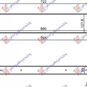 ΨΥΓΕΙΟ INTERC. 1,6-1,9 JTD (660x127x50)