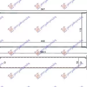ΨΥΓΕΙΟ INTERC. 2.0 JTD (440x172x55