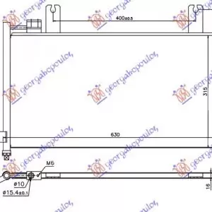 ΨΥΓΕΙΟ A/C 2,0 JTD (63x31.5x16)