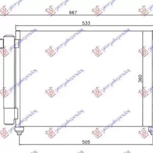 ΨΥΓΕΙΟ A/C ΠΕΤΡΕΛΑΙΟ (51x36x16)