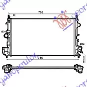 ΨΥΓΕΙΟ ΝΕΡΟΥ 1.4 D4d (37,5x40x16) (KOYO)