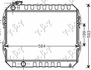 ΨΥΓΕΙΟ ΝΕΡ. 2.4D4WD (47.5x53x5.2)(ΧΑΛΚΟΣ