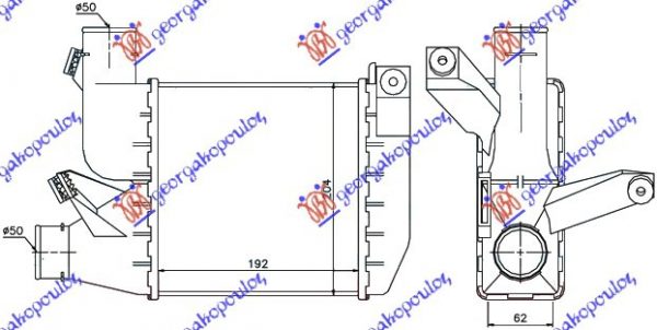 ΨΥΓΕΙΟ INTERC. 2,5 TD (192x204x62)
