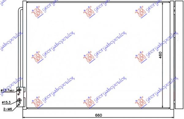 ΨΥΓΕΙΟ A/C ΒΕΝ-ΠΕΤ (62,5x47) Τ.BEHR (& GT/F07)