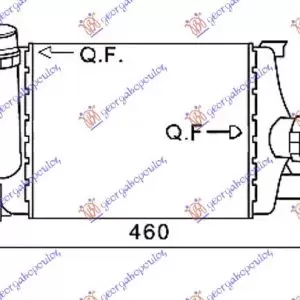 ΨΥΓΕΙΟ INTERCOOLER 1.2 TCE ΒΕΝΖΙΝΗ (258x220x64) 1 ΠΥΡΟ ΠΛΑΙ