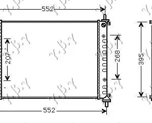 ΨΥΓΕΙΟ ΝΕΡΟΥ 1.6i 16V (47x41x3.2)