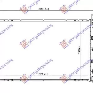 ΨΥΓΕΙΟ ΝΕΡΟΥ 1.6 MJTD ΠΕΤΡΕΛΑΙΟ (620x400x26) ΜΗΧΑΝΙΚΟ/ΑΥΤΟΜΑΤΟ