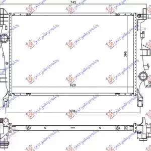 ΨΥΓΕΙΟ ΝΕΡΟΥ 2.0 MJTD ΠΕΤΡΕΛΑΙΟ ΜΗΧΑΝΙΚΟ/ΑΥΤΟΜΑΤΟ (620x396x26)