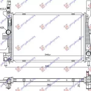 ΨΥΓΕΙΟ ΝΕΡΟΥ 1.5 TDCi ΑΥΤΟΜΑΤΟ ΠΕΤΡΕΛΑΙΟ (546x351x26)