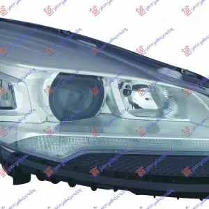 ΦΑΝΟΣ ΕΜΠΡΟΣ Bi-XENON ΜΕ ΦΩΣ ΗΜΕΡΑΣ LED ΜΑΥΡΟΣ (E)