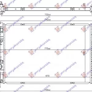 ΨΥΓΕΙΟ ΝΕΡΟΥ 1.6 EcoBoost ΑΥΤΟΜΑΤΟ ΒΕΝΖΙΝΗ -15 (670x449x26)