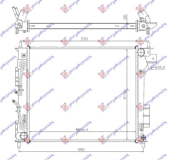 ΨΥΓΕΙΟ 1.6 CRDI ΑΥΤΟΜΑΤΟ (48.0x41.1x2.6)
