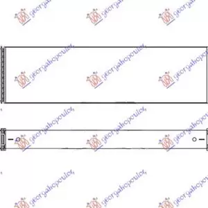 ΨΥΓΕΙΟ INTERCOOLER 2.4 DI-D ΠΕΤΡΕΛΑΙΟ (575x175x50)