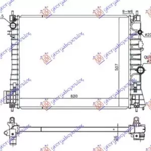ΨΥΓΕΙΟ ΝΕΡΟΥ 1.7 DTi/CDTi ΜΗΧΑΝΙΚΟ ΠΕΤΡΕΛΑΙΟ (620x510x26)