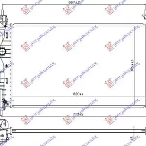 ΨΥΓΕΙΟ ΝΕΡΟΥ 1.4 TURBO BENZINH MHXANIKO (620x369x16)