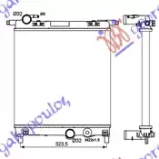 ΨΥΓΕΙΟ ΝΕΡΟΥ 1,0i-12V (35x36x1,9)