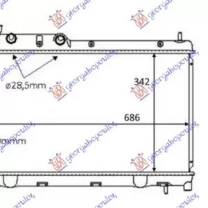 ΨΥΓΕΙΟ 2.0-2.5i-16V(34x68.5x16) AYTOM.