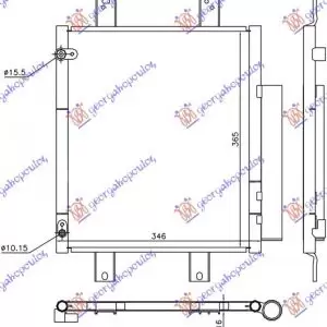 ΨΥΓΕΙΟ A/C 1.0i12V-1.3 16V (33x36,8)
