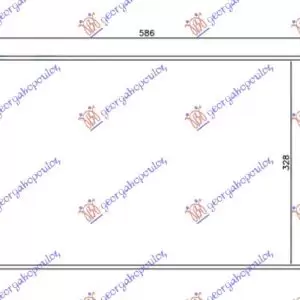 ΨΥΓΕΙΟ A/C 2.0i ΒΕΝΖΙΝΗ ΜΗΧΑΝΙΚΟ (565x325x16)