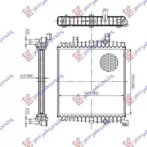 ΨΥΓΕΙΟ ΒΟΗΘΗΤΙΚΟ 3.0 TSI (30x29x2,5)