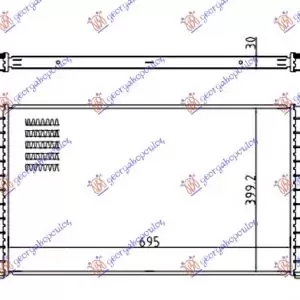 ΨΥΓΕΙΟ INTERCOOLER 2.5 TDi ΠΕΤΡΕΛΑΙΟ (695x400x30)